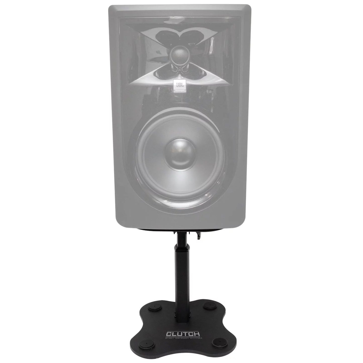 Clutch cl-dms250 mighty series desktop studio monitor speaker stands with blue pad trim kit package