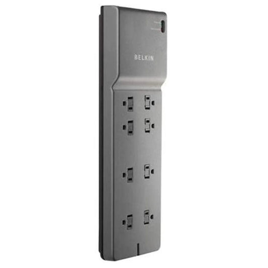 Commercial 8-outlets surge suppressor - receptacles: 8 x nema 5-15r - 2500j - belkin be10800008-cm (be10800008cm)