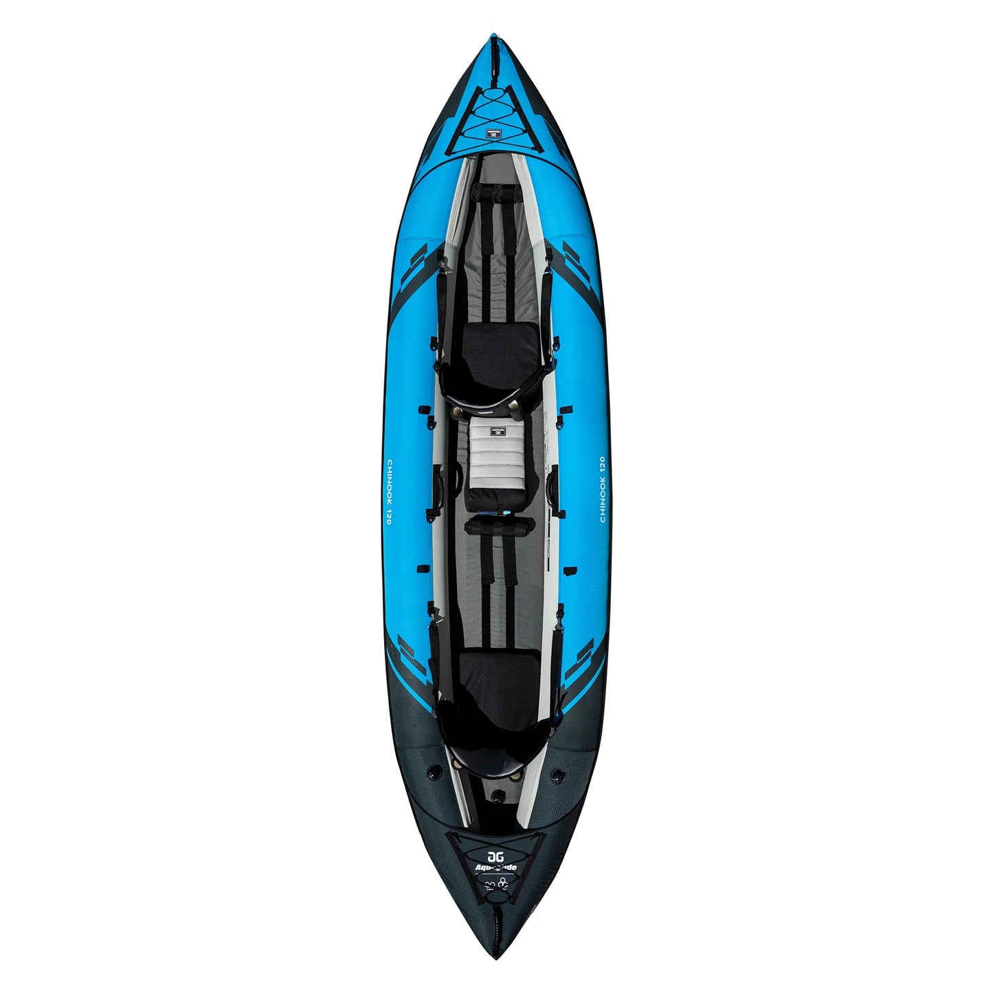 Aquaglide chinook 120 inflatable fishing kayak