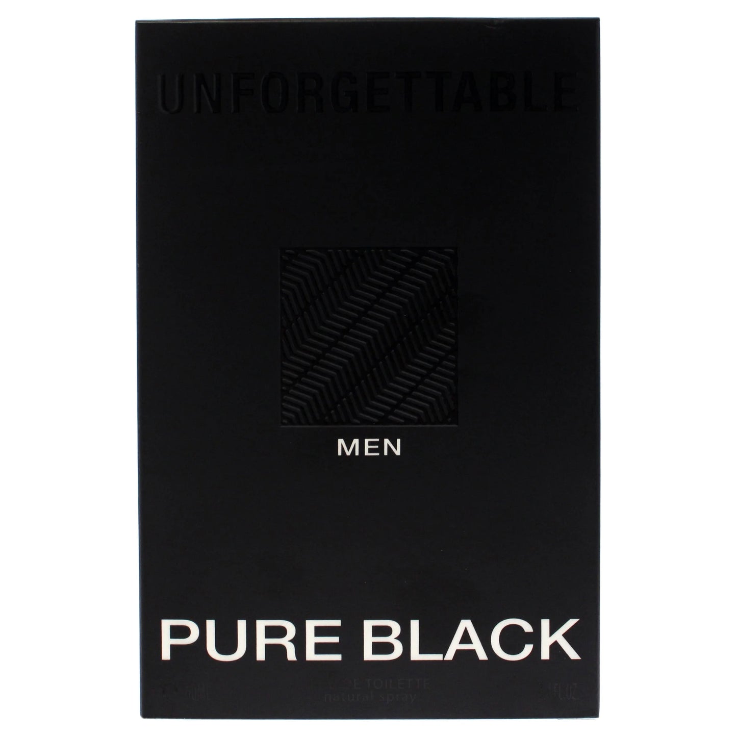 Unforgettable pure black by glenn perri, 3.4 oz edt spray for men