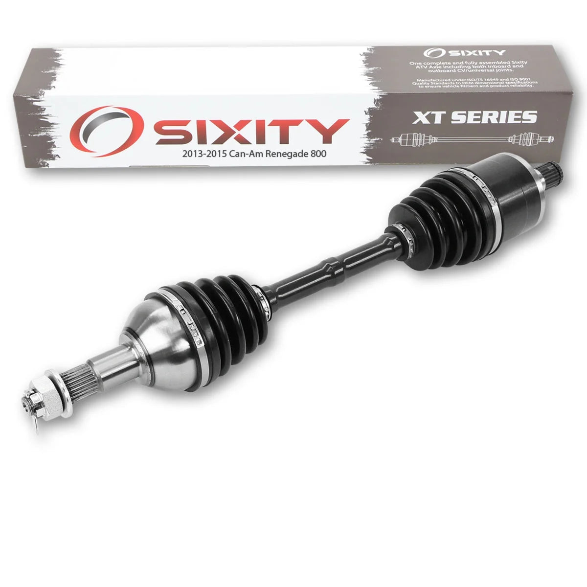 Sixity xt rear left axle compatible with can-am renegade 800 2013-2015 - efi std xxc 4x4