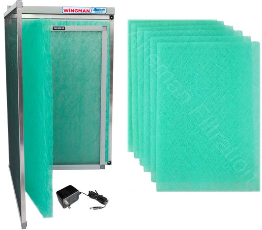 14x20x1 electronic air filter including year supply of replacement pads - homeowner installed- simply replace your current ac furnace air filter and plug it in!