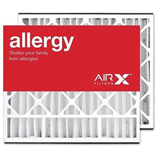 20x25x5 merv 11 hv furne air filter replement for skuttle 000-0448-002 000-0448-006, allergy 2-pk, made in the