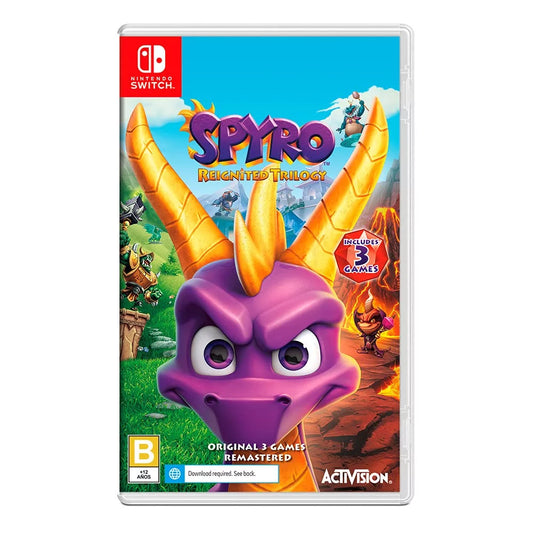 Spyro reignited trilogy latam - nintendo switch - region free - brand new sealed