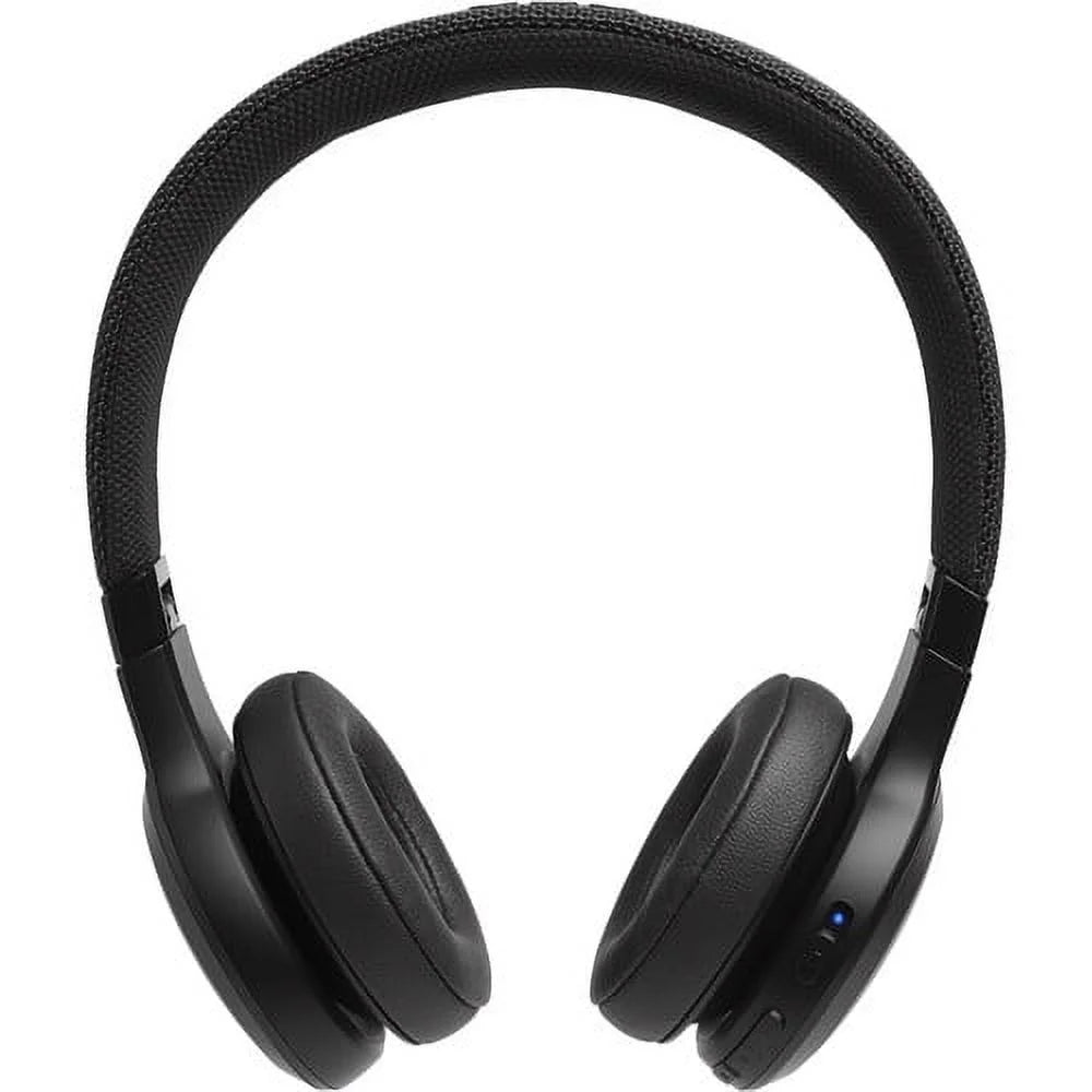 Restored jbl live 400bt wireless on-ear headphones black jbllive400btblkam like new (refurbished)