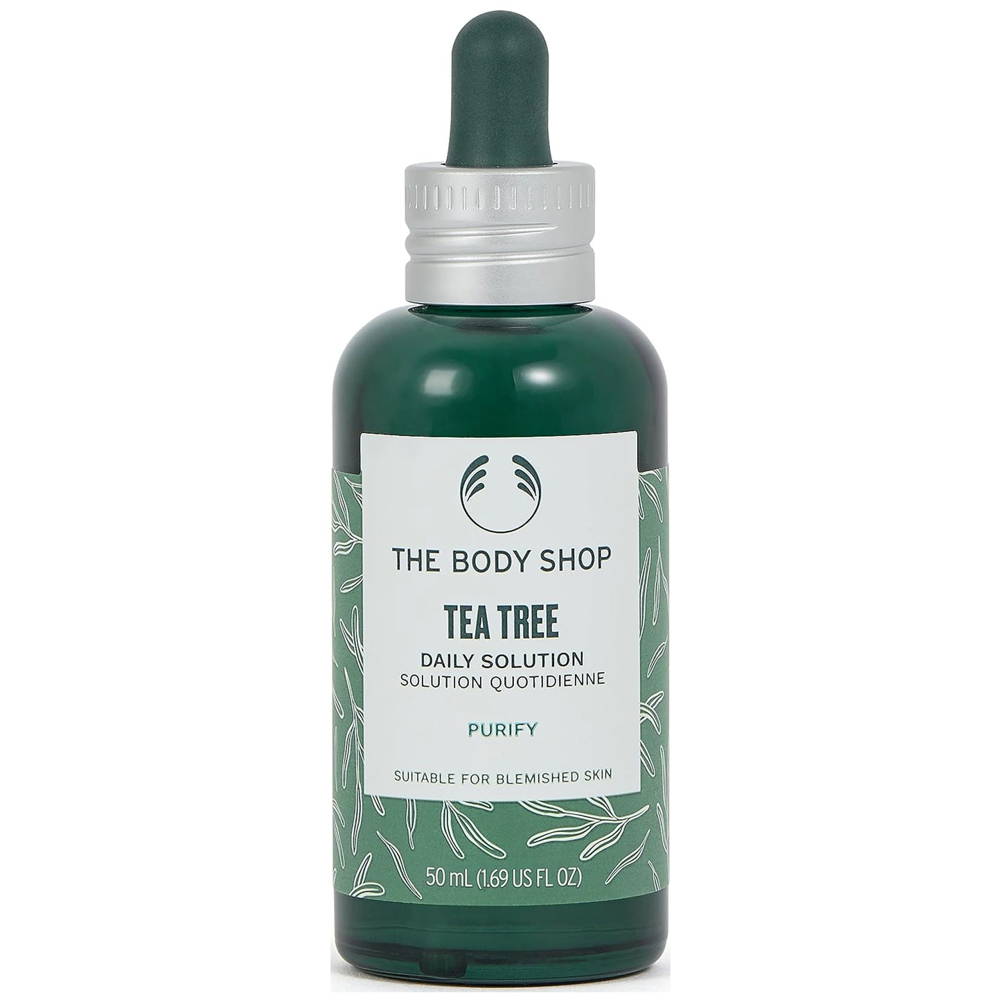 The body shop tea tree daily solution serum - purifying - for oily, blemished skin - 1.69 fl oz.