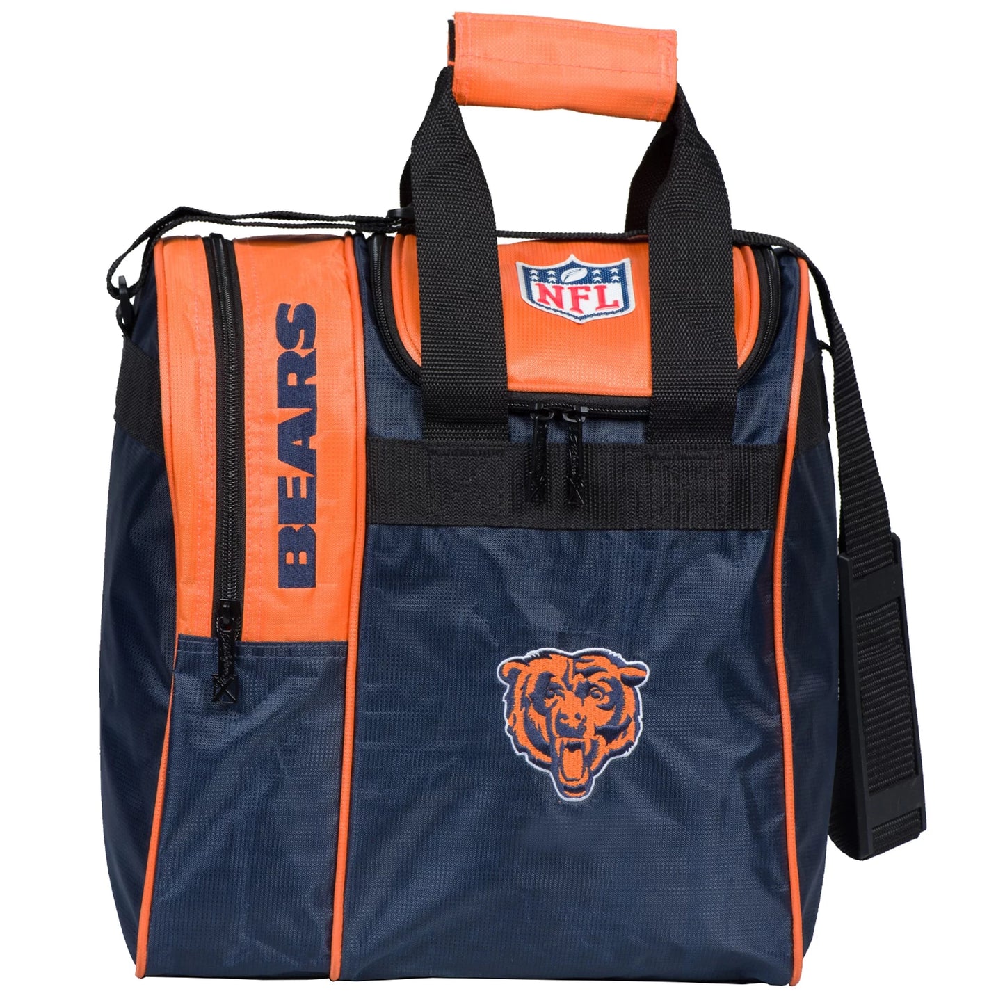 Chicago bears single bowling ball tote bag with shoe compartment