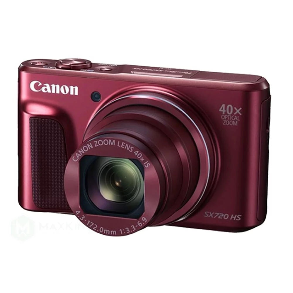 Canon powershot sx720 hs 20.3mp 40x zoom built-in wifi / nfc full hd 1080p point and shoot digital camera red