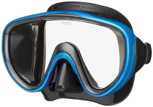 Tusa sport um16 adult serene snorkeling mask, fishtail blue